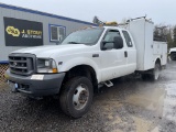 2004 Ford F450 XL SD 4x4 Extra Cab Utility Truck