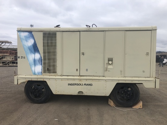 1981 Ingersoll Rand 750 Towable Air Compressor