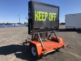 1996 American Electronic T1 Towable Sign Board