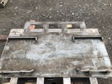 2021 Skid Steer Attachment Plate w/Guard