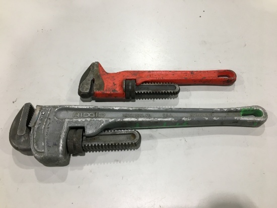 Ridgid Pipe Wrenches, Qty. 2