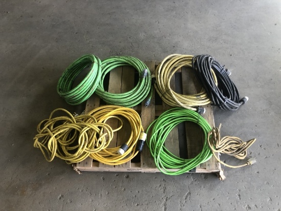 Heavy Duty Extension Cords Qty 8
