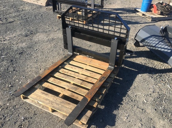 2021 JBX 4000 48" Skid Steer Fork Attachment
