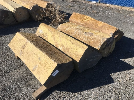 Basalt Rock Columns Qty 4
