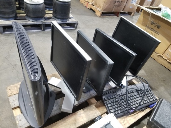 Dell & Acer Monitors, Qty. 5