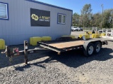 2009 Butler T/A Equipment Trailer