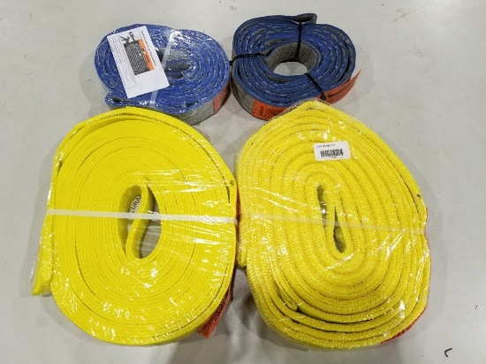 Liftall Polyester Tow Straps, Qty 4