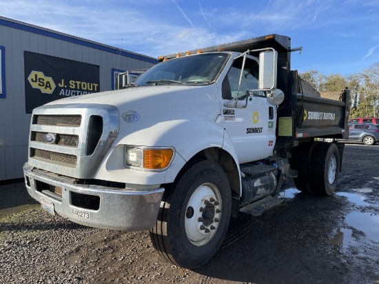 2015 Ford F750 XL SD S/A Dump Truck