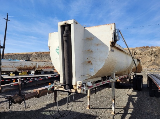 1991 Clement T/A End Dump Trailer