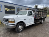 1992 Ford F350 Custom Flatbed Truck