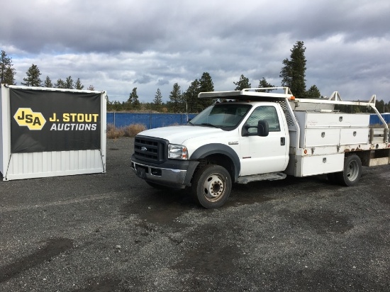 2007 Ford F550 Flatbed Truck