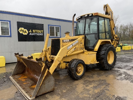 1996 John Deere 410D 4x4 Loader Backhoe