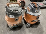 Ridgid Shop Vacs, Qty. 2