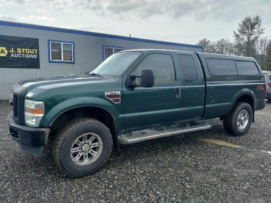 2008 Ford F250 XL SD Extra Cab 4x4 Pickup