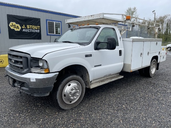 2002 Ford F550 XL SD Utility Truck