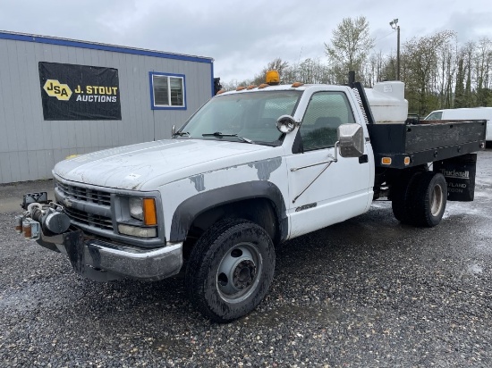 1994 Chevrolet 3500 4x4 Flatbed Dump Truck