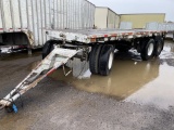 1979 Aztec Tri-Axlle Flatbed Pup Trailer