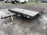 1998 Long S/A Tilt Deck Equipment Trailer