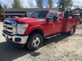 2011 Ford F350 XLT SD ExtraCab 4x4 Utility Truck