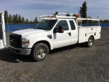 2008 Ford F350 XLT SD Extra Cab Utility Truck