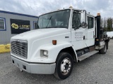 2002 Freightliner FL50 Crew Cab S/A Flatbed Truck