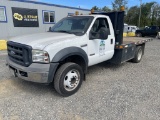 2006 Ford F550 Flatbed Truck