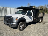 2015 Ford F550 Flatbed Truck