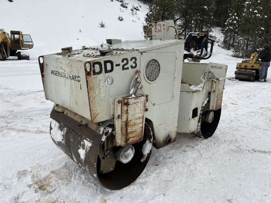 1990 Ingersoll-Rand DD-23 Tandem Vibratory Roller