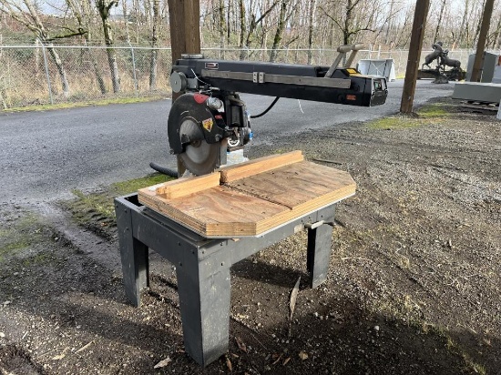 Lancaster Machinery Radial Arm Saw