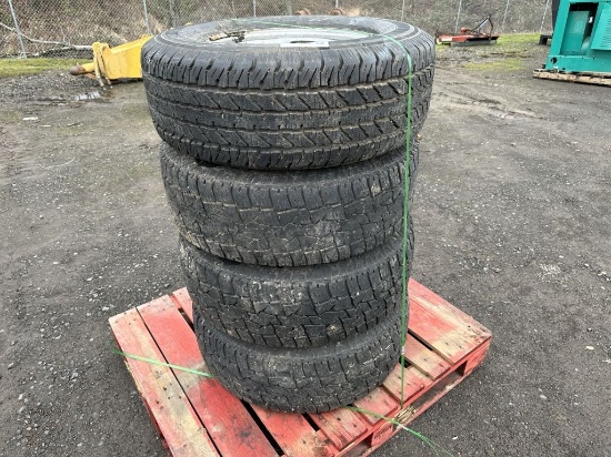 LT265/70R17 Tires w/Rims, Qty. 4