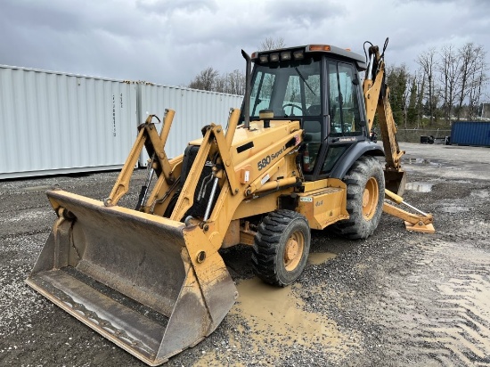 1997 Case 580 Super L 4x4 Loader Backhoe