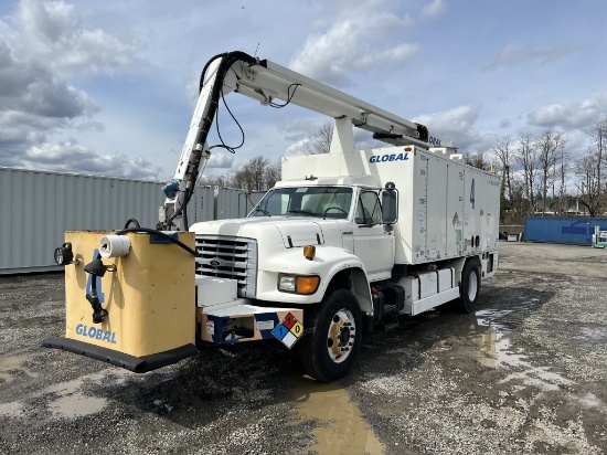 1998 Ford F700 De-Icer Bucket Truck