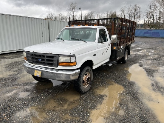 1995 Ford F Series SD Flatbed Truck