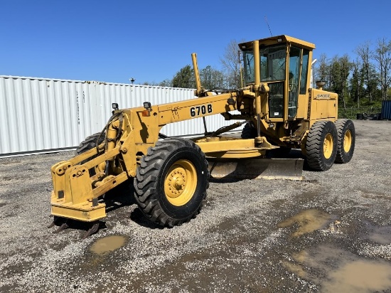 1991 John Deere 670B Motorgrader