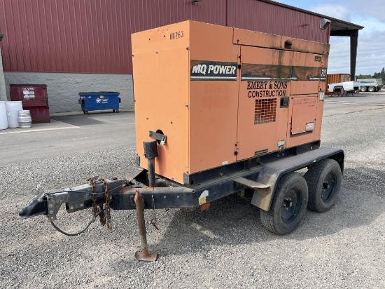 2001 MQ Power DCA-70SSJU Towable Generator