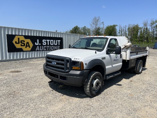 2007 Ford F450 XL SD 4x4 Dump Truck