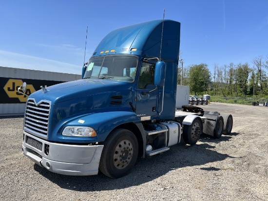 2011 Mack CXU613 Tri-Axle Truck Tractor