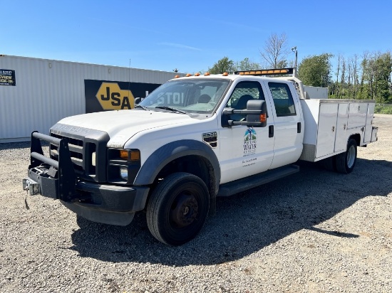 2008 Ford F550 XL Crew Cab 4x4 Utility Truck
