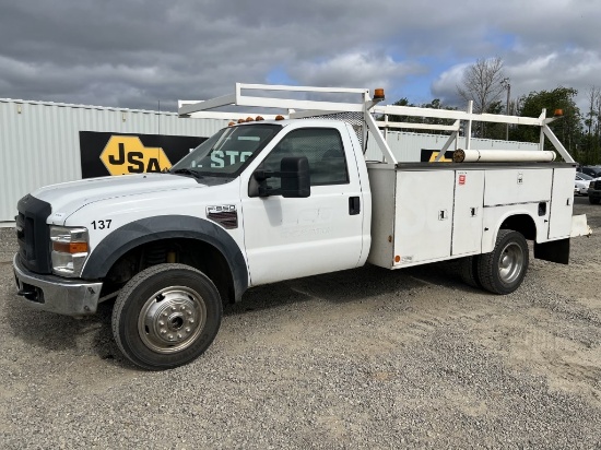 2008 Ford F550 XL SD 4x4 Utility Truck