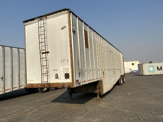 1983 Alloy 48' Possum Belly Chip Trailer