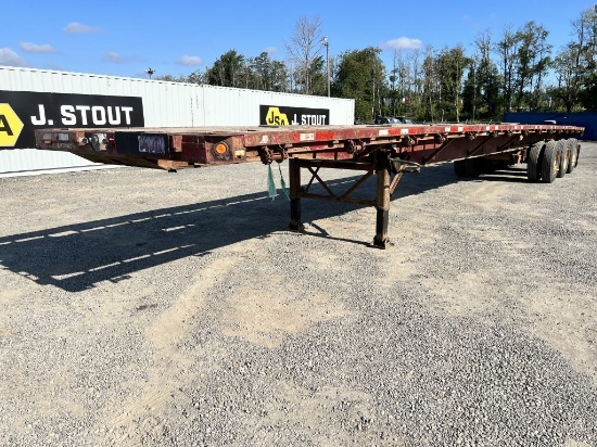 1997 Manac Tri-Axle Flatbed Trailer