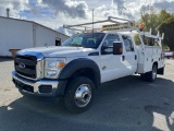 2015 Ford F450 XL SD 4x4 Crew Cab Utility Truck