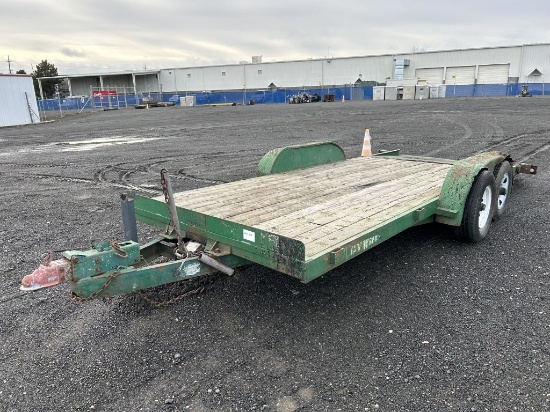 2000 Fox Trailers T/A Tilt Deck Equipment  Trailer