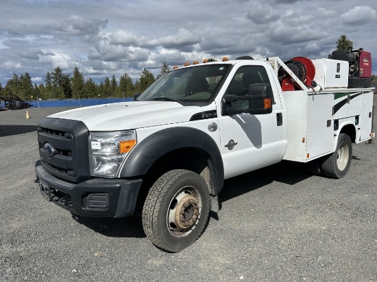 2012 Ford F450 4x4 Utility Truck