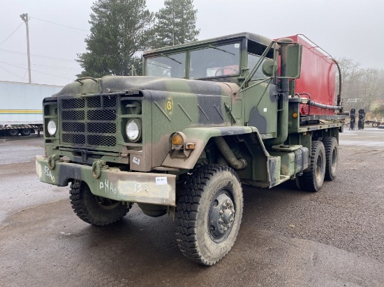 1983 AM General M923 T/A 6x6 Water Truck