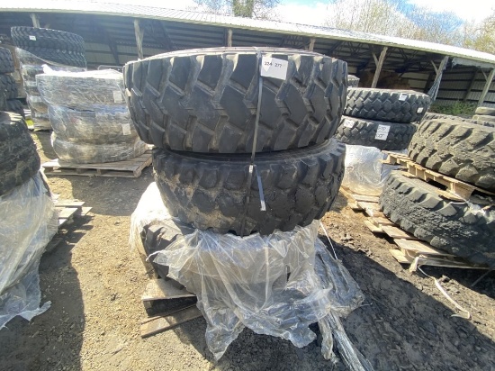 Bridgestone 445/80R25 Tires, Qty. 3