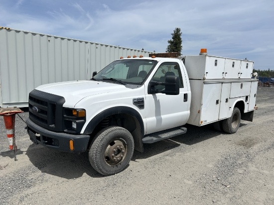 2008 Ford F350 XL SD 4X4 Utility Truck