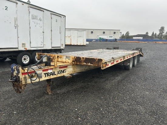 2009 Trail King TK 24 T/A Equipment Trailer