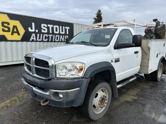2010 Dodge Ram 5500 4X4 Utility Truck