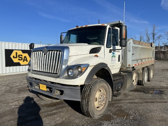 2009 International 7600 Tri-Axle Dump Truck